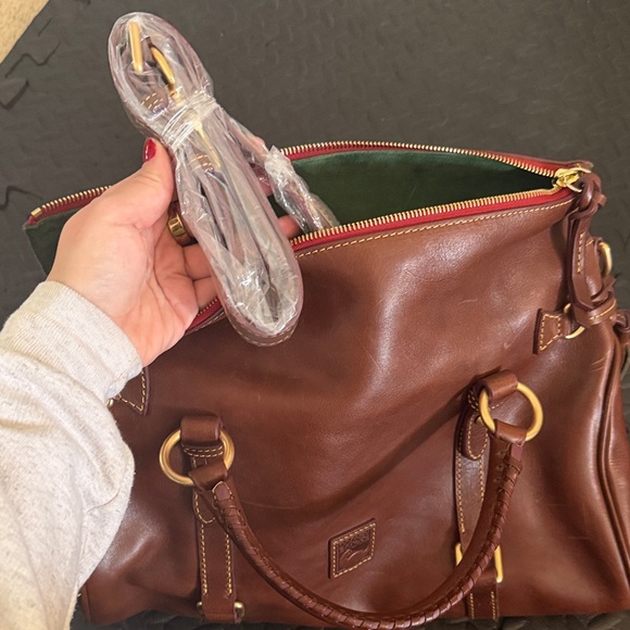 Dooney & Bourke Brown Leather Tote - Picture 4 of 4